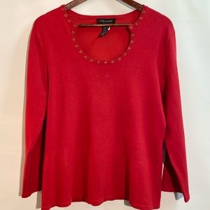 Cable & Gauge - 3/4 sleeve Sweater. Size XL